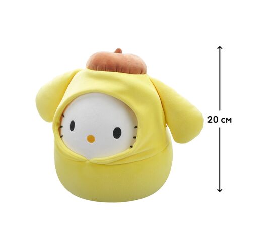Мягкая игрушка Squishmallows Хелоу Китти в образе Помпомпурина 20 см (SQSN00387), изображение 5 Мягкая игрушка Squishmallows Хелоу Китти в образе Помпомпурина 20 см (SQSN00387), изображение 5