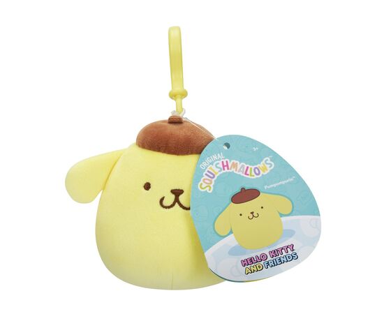 Мягкая игрушка Squishmallows на клипсе - Помпомпурин 9 см (SQSN00273), изображение 3 Мягкая игрушка Squishmallows на клипсе - Помпомпурин 9 см (SQSN00273), изображение 3