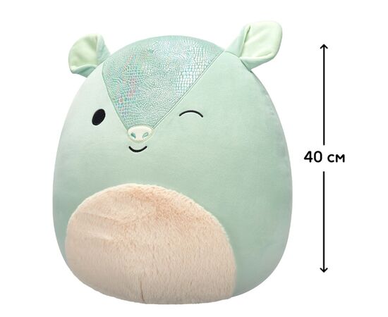 Мягкая игрушка Squishmallows Броненосец Арилла 40 см (SQCR07048), изображение 2 Мягкая игрушка Squishmallows Броненосец Арилла 40 см (SQCR07048), изображение 2