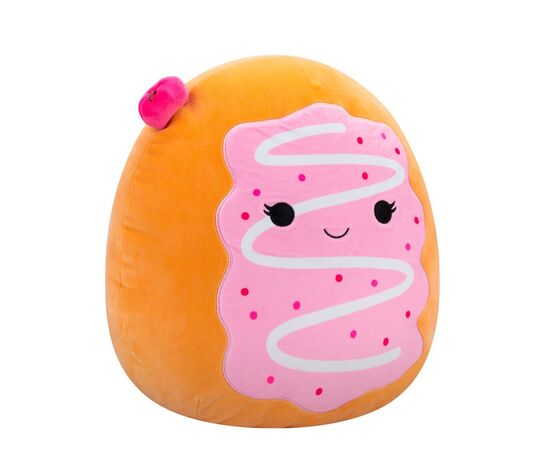 Мягкая игрушка Squishmallows Вишневый пончик Перл 36 см (SQCR06742), изображение 6 Мягкая игрушка Squishmallows Вишневый пончик Перл 36 см (SQCR06742), изображение 6