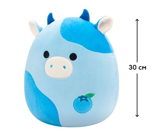 Мягкая игрушка Squishmallows Коровка Рутания 30 см (SQCR06624), изображение 2 Мягкая игрушка Squishmallows Коровка Рутания 30 см (SQCR06624), изображение 2