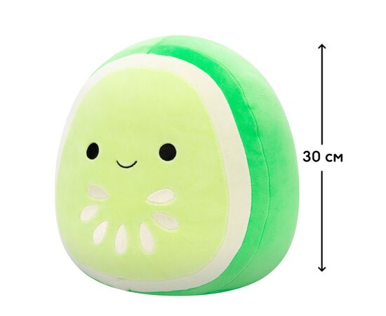 Мягкая игрушка Squishmallows Огурец Кармайкл 30 см (SQCR06626), изображение 2 Мягкая игрушка Squishmallows Огурец Кармайкл 30 см (SQCR06626), изображение 2