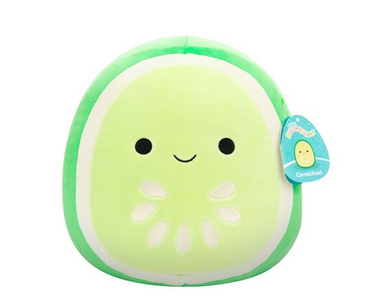 Мягкая игрушка Squishmallows Огурец Кармайкл 30 см (SQCR06626), изображение 7 Мягкая игрушка Squishmallows Огурец Кармайкл 30 см (SQCR06626), изображение 7
