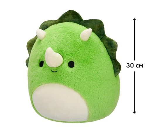Мягкая игрушка Squishmallows Трицератопс Тристан 30 см (SQCR06764), изображение 2 Мягкая игрушка Squishmallows Трицератопс Тристан 30 см (SQCR06764), изображение 2