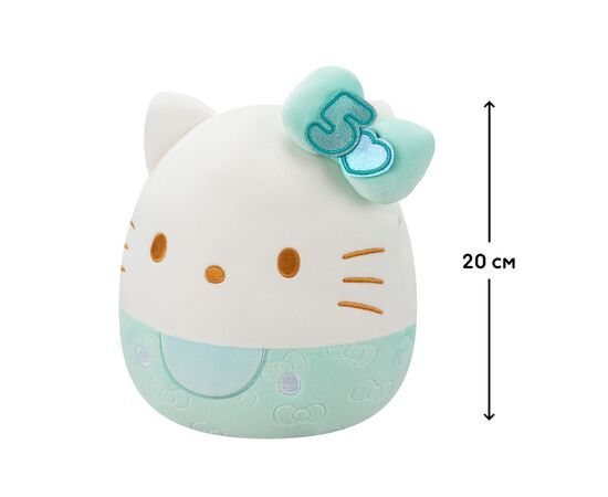 Мягкая игрушка Squishmallows Хелоу Китти в изумрудном 20 см (SQSN00498), изображение 2 Мягкая игрушка Squishmallows Хелоу Китти в изумрудном 20 см (SQSN00498), изображение 2