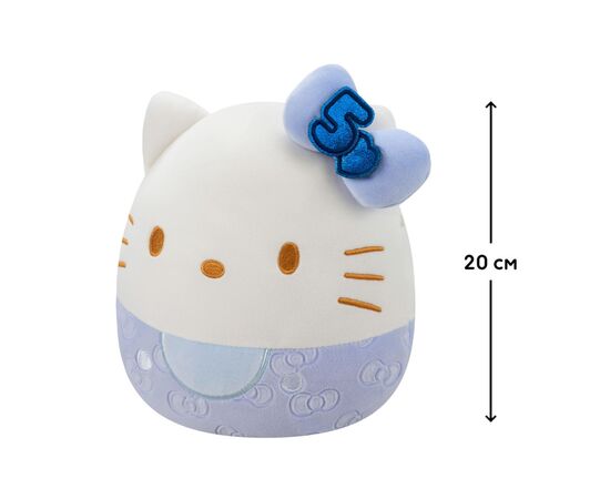 Мягкая игрушка Squishmallows Хелоу Китти в синем 20 см (SQSN00500), изображение 2 Мягкая игрушка Squishmallows Хелоу Китти в синем 20 см (SQSN00500), изображение 2