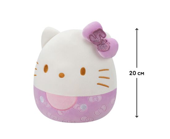 Мягкая игрушка Squishmallows Хелоу Китти в пурпурном 20 см (SQSN00499), изображение 2 Мягкая игрушка Squishmallows Хелоу Китти в пурпурном 20 см (SQSN00499), изображение 2