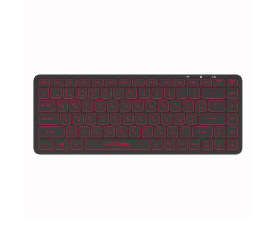 Клавиатура OfficePro SK790B Wireless/Bluetooth Black (SK790B), изображение 2 Клавиатура OfficePro SK790B Wireless/Bluetooth Black (SK790B), изображение 2