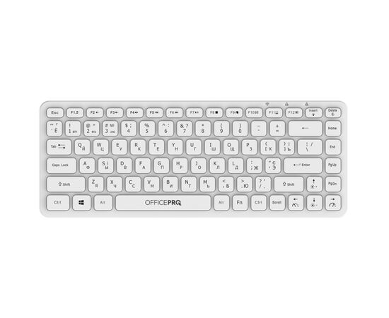 Клавіатура OfficePro SK790W Wireless/Bluetooth White (SK790W)