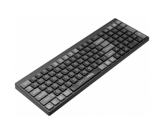 Клавіатура OfficePro SK985B Wireless/Bluetooth Black (SK985B), зображення 3 Клавіатура OfficePro SK985B Wireless/Bluetooth Black (SK985B), зображення 3