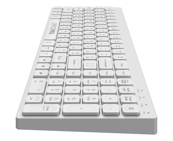 Клавиатура OfficePro SK985W Wireless/Bluetooth White (SK985W), изображение 5 Клавиатура OfficePro SK985W Wireless/Bluetooth White (SK985W), изображение 5