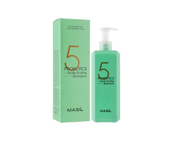 Шампунь Masil 5 Probiotics Scalp Scaling Shampoo 500 мл (8809744061184), изображение 2 Шампунь Masil 5 Probiotics Scalp Scaling Shampoo 500 мл (8809744061184), изображение 2
