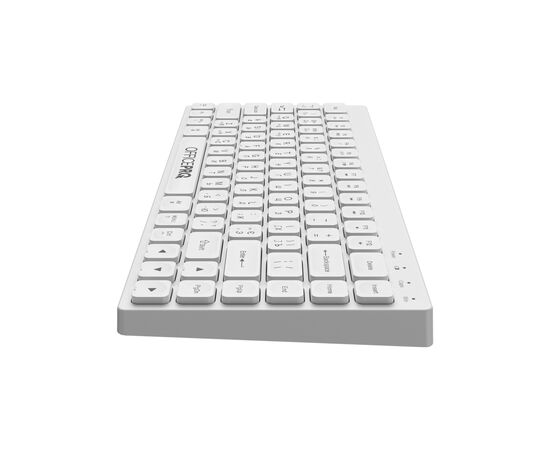 Клавіатура OfficePro SK955W Wireless/Bluetooth White (SK955W), зображення 5 Клавіатура OfficePro SK955W Wireless/Bluetooth White (SK955W), зображення 5
