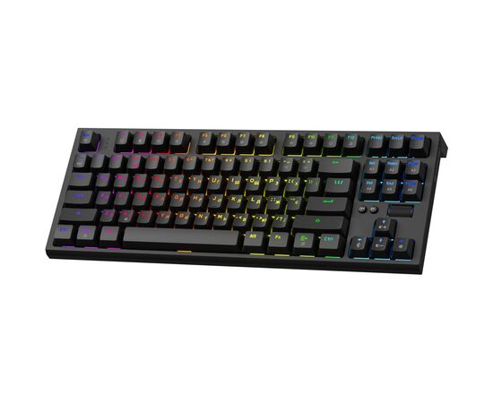 Клавиатура OfficePro MK180B Hot-Swap Red Swich RGB USB UA Black (MK180B), изображение 3 Клавиатура OfficePro MK180B Hot-Swap Red Swich RGB USB UA Black (MK180B), изображение 3