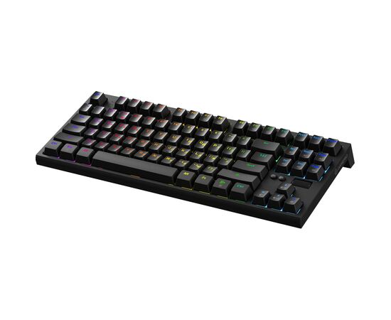 Клавиатура OfficePro MK180B Hot-Swap Red Swich RGB USB UA Black (MK180B), изображение 4 Клавиатура OfficePro MK180B Hot-Swap Red Swich RGB USB UA Black (MK180B), изображение 4