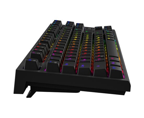 Клавиатура OfficePro MK180B Hot-Swap Red Swich RGB USB UA Black (MK180B), изображение 5 Клавиатура OfficePro MK180B Hot-Swap Red Swich RGB USB UA Black (MK180B), изображение 5