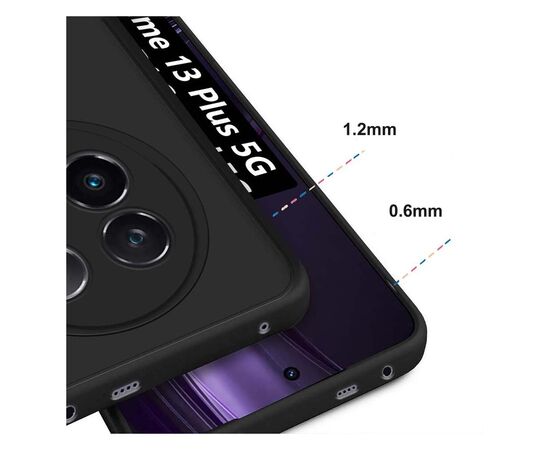 Чохол до мобільного телефона BeCover Realme 13 Plus 5G Black (712765), зображення 5