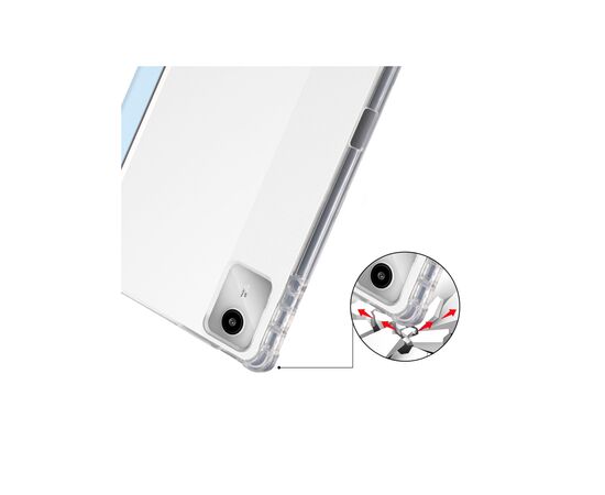 Чехол для планшета BeCover Soft Edge Lenovo Tab M11 (2024) TB-TB330FU/Xiaoxin Pad 11 (2024) 11" Light Blue (712542), изображение 3 Чехол для планшета BeCover Soft Edge Lenovo Tab M11 (2024) TB-TB330FU/Xiaoxin Pad 11 (2024) 11" Light Blue (712542), изображение 3