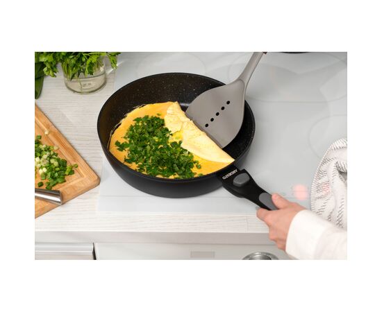 Лопатка кухонная Ardesto Gemini, 33см, нейлон, сіро-коричневий (AR2144PG), изображение 3