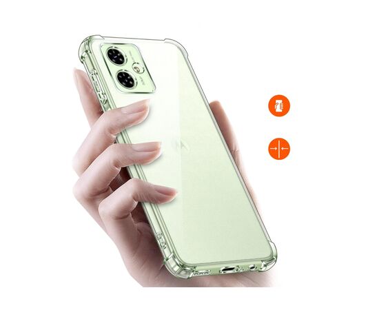 Чохол до мобільного телефона BeCover Anti-Shock Motorola Moto G55 Clear (712780), зображення 2