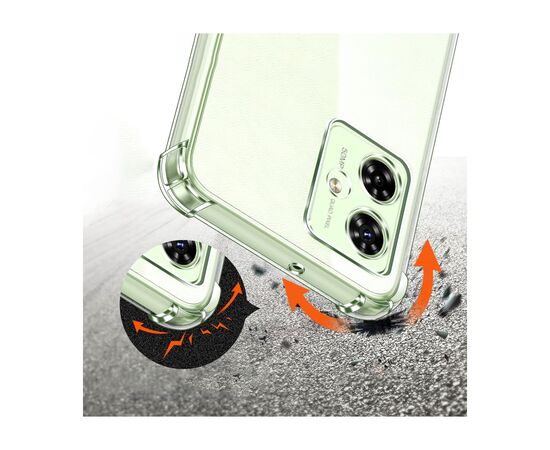 Чохол до мобільного телефона BeCover Anti-Shock Motorola Moto G55 Clear (712780), зображення 3