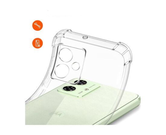 Чохол до мобільного телефона BeCover Anti-Shock Motorola Moto G55 Clear (712780), зображення 5