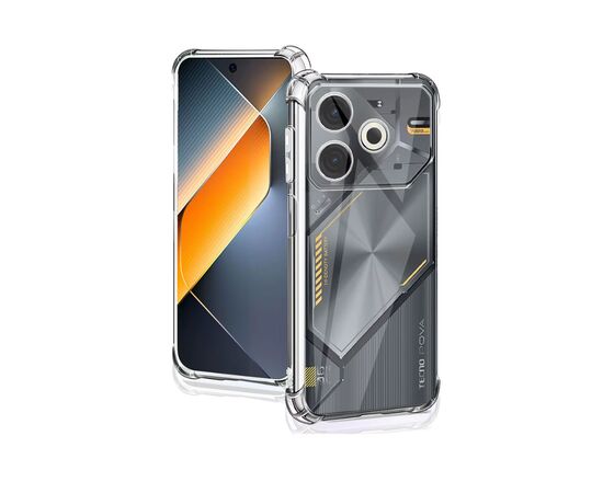 Чохол до мобільного телефона BeCover Anti-Shock Tecno POVA 6 Neo (LI6) Clear (712785), зображення 2