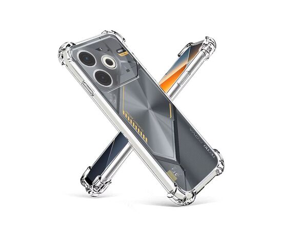 Чохол до мобільного телефона BeCover Anti-Shock Tecno POVA 6 Neo (LI6) Clear (712785), зображення 3