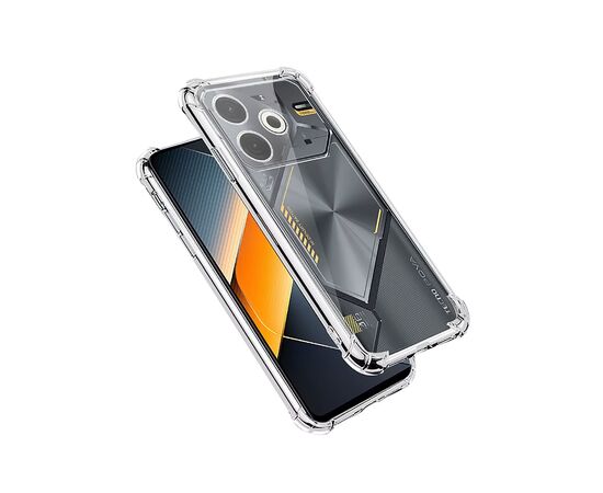 Чохол до мобільного телефона BeCover Anti-Shock Tecno POVA 6 Neo (LI6) Clear (712785), зображення 4