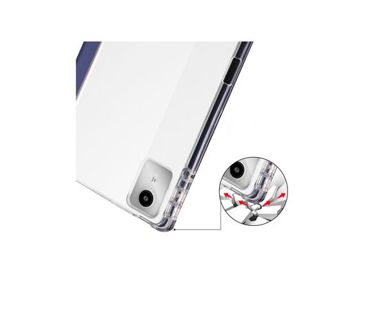 Чехол для планшета BeCover Soft Edge Lenovo Tab M11 (2024) TB-TB330FU/Xiaoxin Pad 11 (2024) 11" Deep Blue (712539), изображение 3 Чехол для планшета BeCover Soft Edge Lenovo Tab M11 (2024) TB-TB330FU/Xiaoxin Pad 11 (2024) 11" Deep Blue (712539), изображение 3