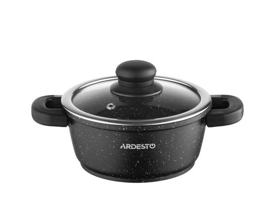 Кастрюля Ardesto Gemini Anzio, 1.2л, алюміній, чорний (AR2412GE)