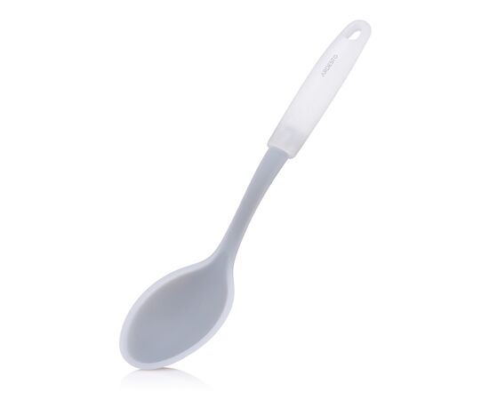 Ложка поварская Ardesto Fresh, 31.2см, силікон, пластик, сірий (AR1653G)