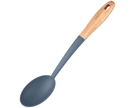 Ложка поварская Ardesto Midori, 35см, нейлон, дерево, синій (AR2128PG), изображение 3 Ложка поварская Ardesto Midori, 35см, нейлон, дерево, синій (AR2128PG), изображение 3