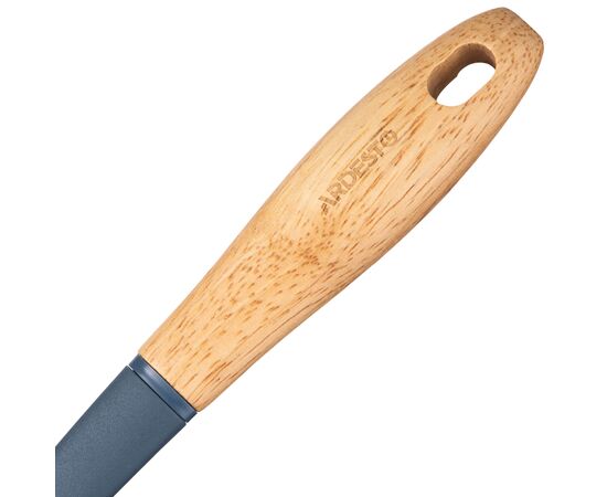 Ложка поварская Ardesto Midori, 35см, нейлон, дерево, синій (AR2128PG), изображение 5 Ложка поварская Ardesto Midori, 35см, нейлон, дерево, синій (AR2128PG), изображение 5