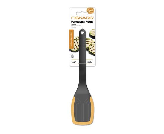 Лопатка кухонная Fiskars Functional Form, 37.3см, пластик, силікон, чорний (1027300), изображение 6 Лопатка кухонная Fiskars Functional Form, 37.3см, пластик, силікон, чорний (1027300), изображение 6