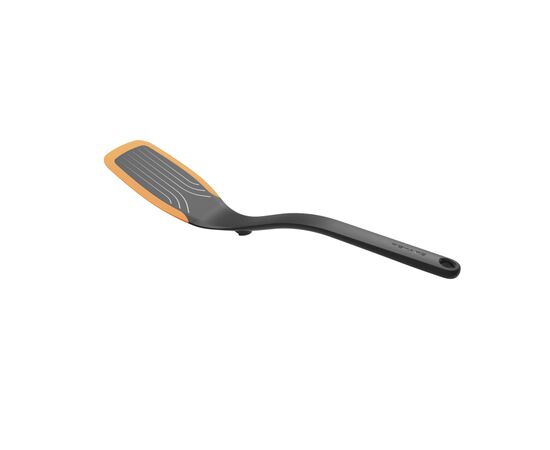 Лопатка кухонная Fiskars Functional Form, 37.3см, пластик, силікон, чорний (1027300)