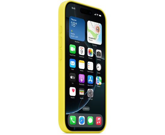 Чехол для мобильного телефона Apple iPhone16 Pro Silicone Case with MagSafe - Star Fruit (MYYQ3ZM/A), изображение 2 Чехол для мобильного телефона Apple iPhone16 Pro Silicone Case with MagSafe - Star Fruit (MYYQ3ZM/A), изображение 2
