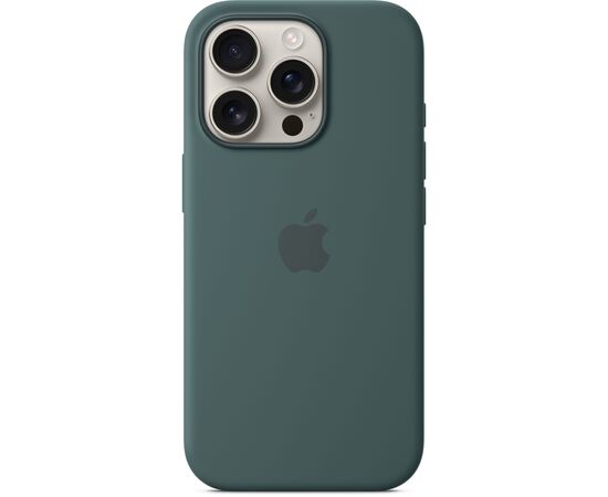 Чехол для мобильного телефона Apple iPhone16 Pro Silicone Case with MagSafe - Lake Green (MYYR3ZM/A), изображение 3 Чехол для мобильного телефона Apple iPhone16 Pro Silicone Case with MagSafe - Lake Green (MYYR3ZM/A), изображение 3