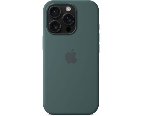 Чехол для мобильного телефона Apple iPhone16 Pro Silicone Case with MagSafe - Lake Green (MYYR3ZM/A), изображение 5 Чехол для мобильного телефона Apple iPhone16 Pro Silicone Case with MagSafe - Lake Green (MYYR3ZM/A), изображение 5