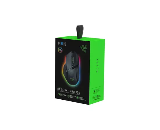 Мышка Razer Basilisk V3 Pro 35K Wireless/Bluetooth Black (RZ01-05240100-R3G1), изображение 7 Мышка Razer Basilisk V3 Pro 35K Wireless/Bluetooth Black (RZ01-05240100-R3G1), изображение 7