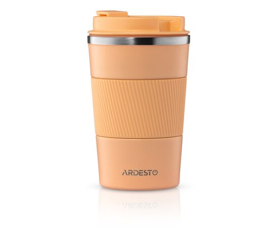 Термокружка Ardesto Urban Peach Fuzz 380мл, нержавіюча сталь (AR2638PF), изображение 2 Термокружка Ardesto Urban Peach Fuzz 380мл, нержавіюча сталь (AR2638PF), изображение 2