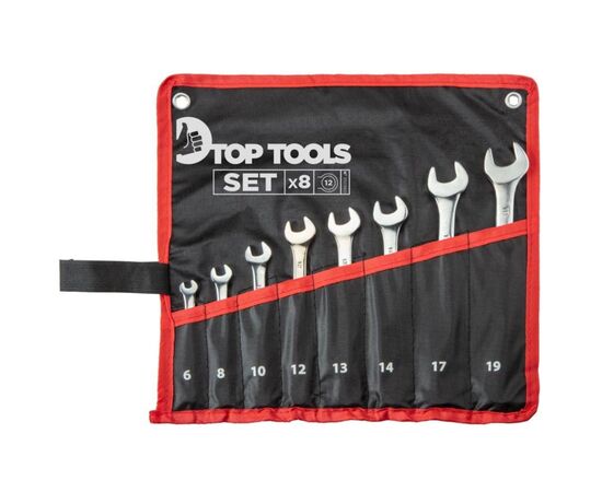 Ключ Top Tools ключей комбинированных 6-19 мм, 8 шт. (35D360)