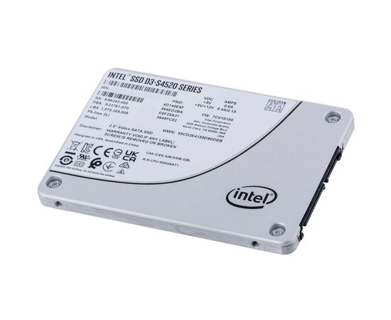 Накопитель SSD 2.5" 7.68TB D3-S4520 INTEL (SSDSC2KB076TZ01), изображение 2 Накопитель SSD 2.5" 7.68TB D3-S4520 INTEL (SSDSC2KB076TZ01), изображение 2