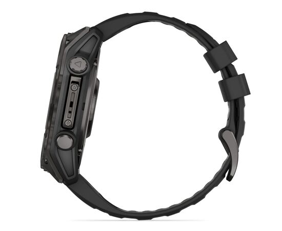 Смарт-часы Garmin fenix 8 51mm,AMOLED,Saph,CrbnGryTi/Blk,Blk/PebbleGryBnd (010-02905-21), изображение 5 Смарт-часы Garmin fenix 8 51mm,AMOLED,Saph,CrbnGryTi/Blk,Blk/PebbleGryBnd (010-02905-21), изображение 5