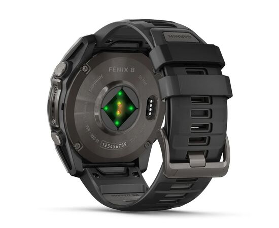 Смарт-часы Garmin fenix 8 51mm,AMOLED,Saph,CrbnGryTi/Blk,Blk/PebbleGryBnd (010-02905-21), изображение 6 Смарт-часы Garmin fenix 8 51mm,AMOLED,Saph,CrbnGryTi/Blk,Blk/PebbleGryBnd (010-02905-21), изображение 6