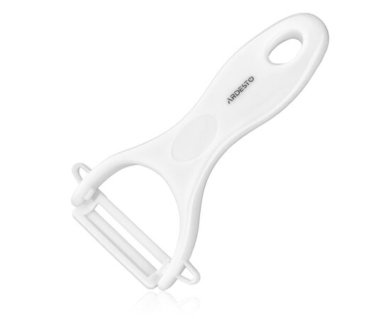 Овощечистка Ardesto Fresh, кераміка, пластик, білий (AR8340W), изображение 2 Овощечистка Ardesto Fresh, кераміка, пластик, білий (AR8340W), изображение 2