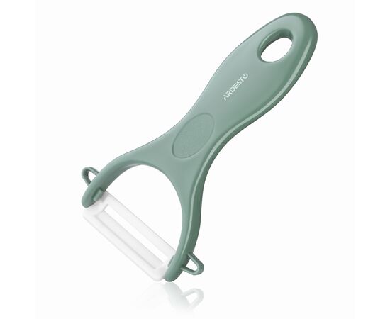 Овощечистка Ardesto Fresh, кераміка, пластик, зелений (AR8340GR), изображение 2 Овощечистка Ardesto Fresh, кераміка, пластик, зелений (AR8340GR), изображение 2