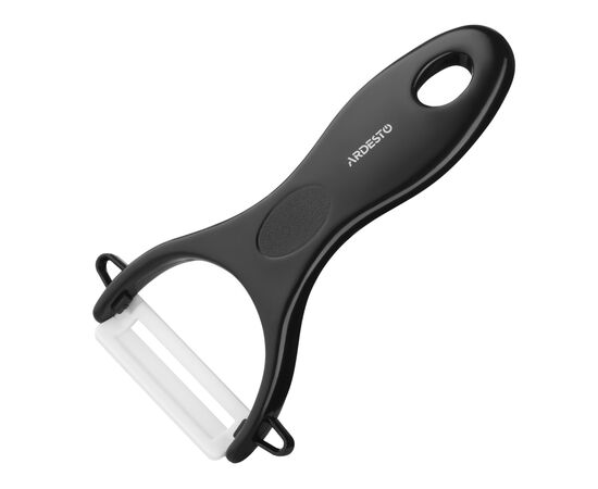 Овощечистка Ardesto Fresh, кераміка, пластик, чорний (AR8340B), изображение 2 Овощечистка Ardesto Fresh, кераміка, пластик, чорний (AR8340B), изображение 2