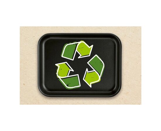 Форма для выпечки Tefal La Recyclee, прямокутна, 19x25см, алюміній, чорний (J5700553), изображение 4 Форма для выпечки Tefal La Recyclee, прямокутна, 19x25см, алюміній, чорний (J5700553), изображение 4