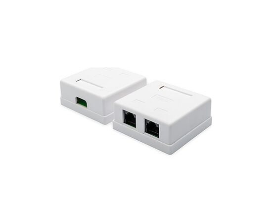 Компьютерная розетка Atcom RJ45 x2 UTP 5e (15254)
